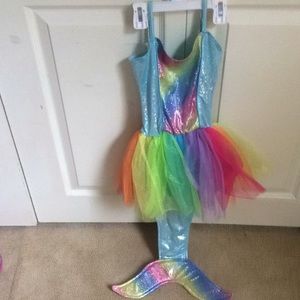 Girl’s Costume Rainbow Mermaid Dress